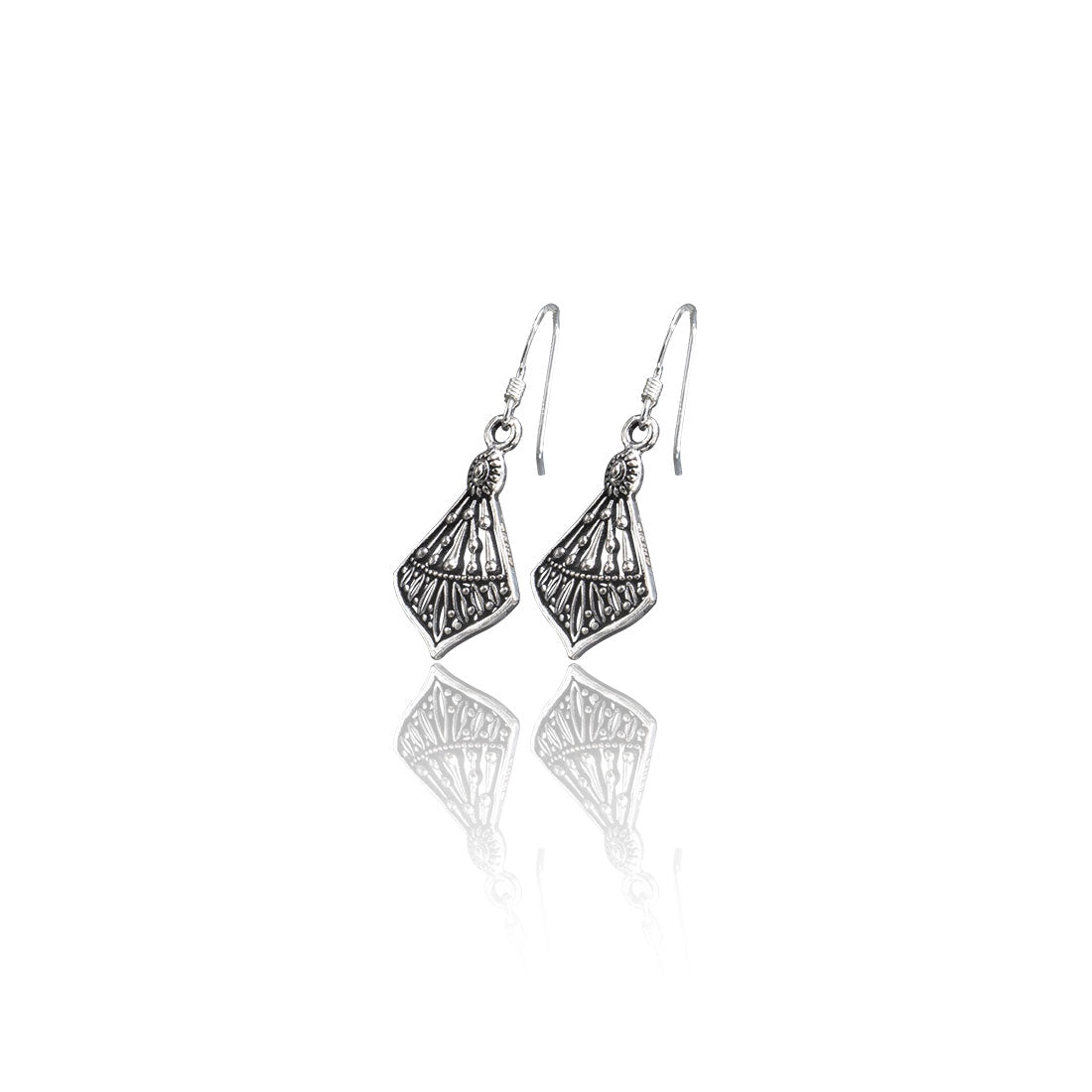 Sterling silver oxidized starlight earrings for women and girls