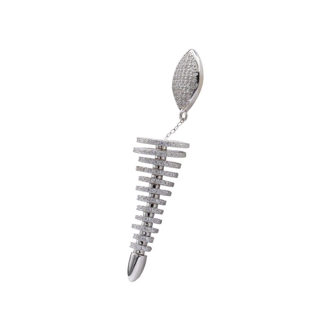 925 Sterling Silver Layered Circle Drop Earrings for Women & Girls