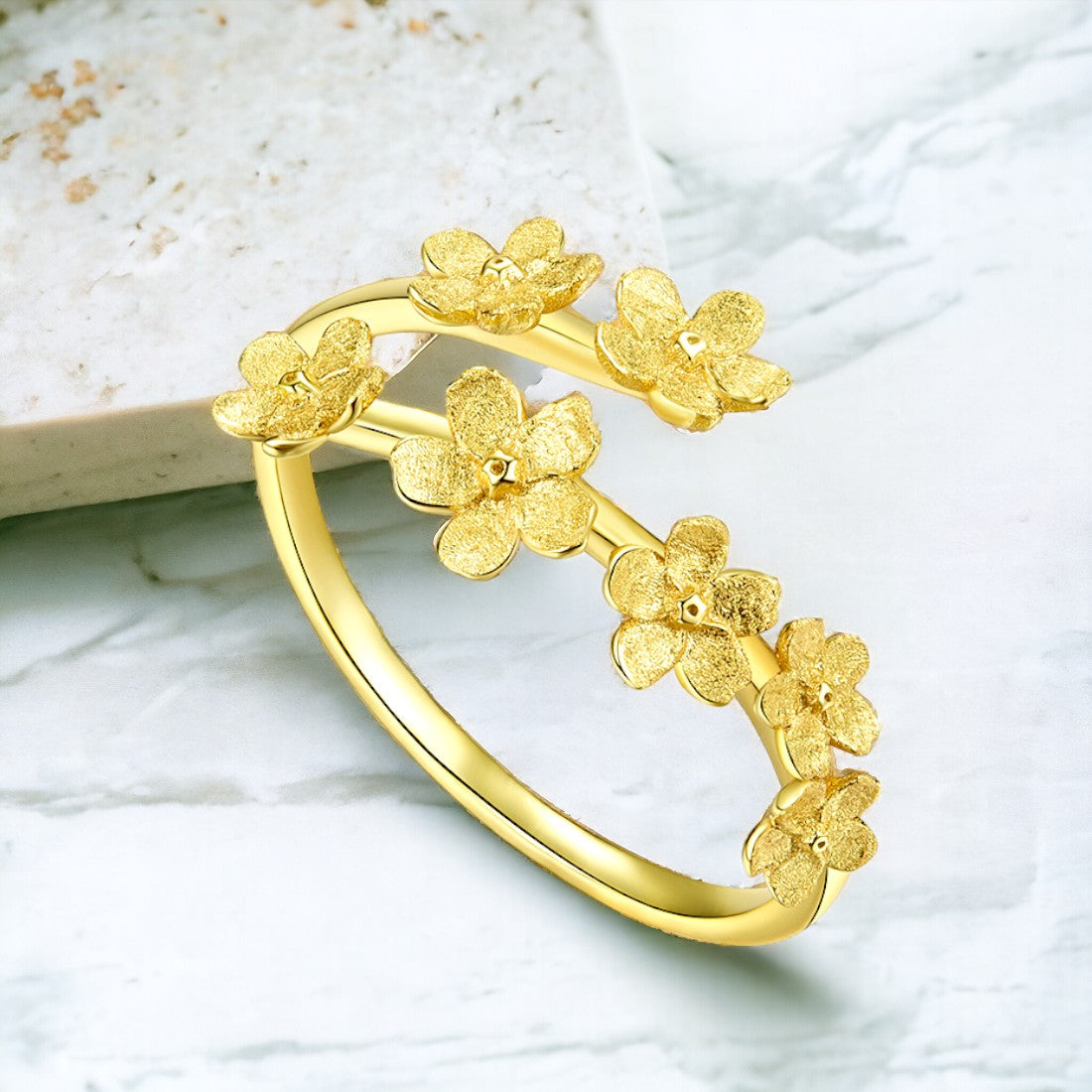Golden Cherry Ring For Women & Girls