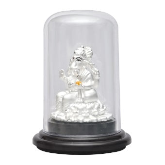 Ganesha 999 Silver Idol