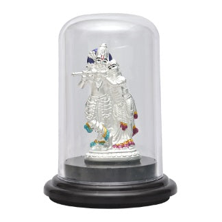 Radha Krishna 999 Silver Idol