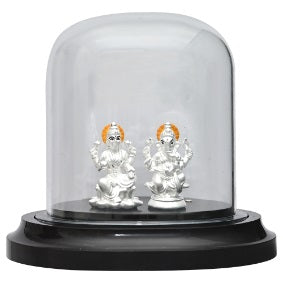 Laxmi Ganesh 999 Silver Idol