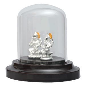 Laxmi Ganesh 999 Silver Idol