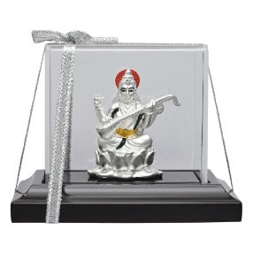 Saraswati Vandana 999 Silver Idol