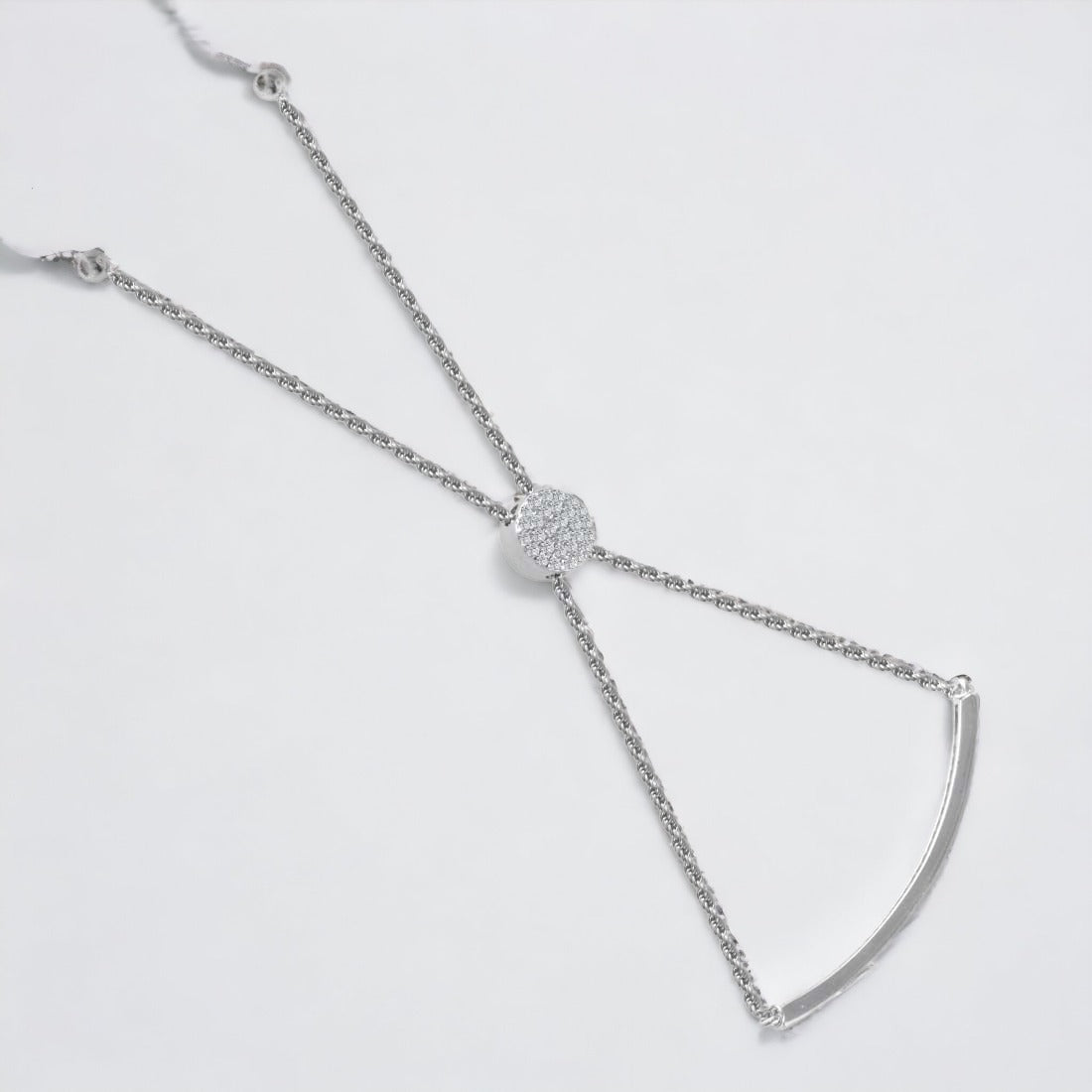 Sterling Silver Sleek Silver Bracelet For Women & Girls