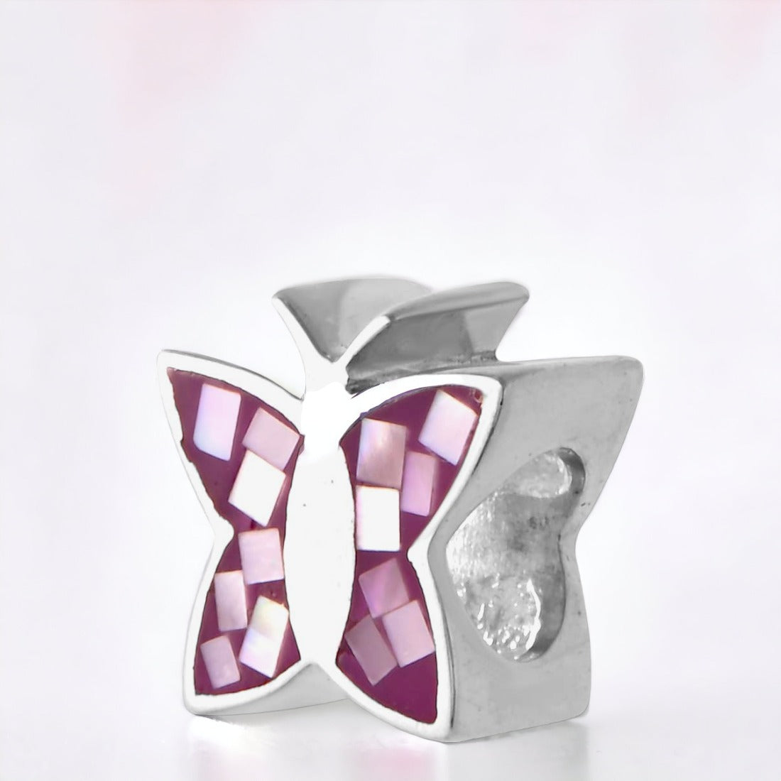 Silver Butterfly Pendant With Chain For Women & Girls