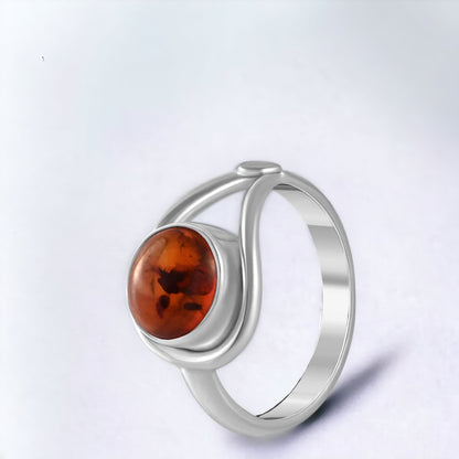 Stoned Sterling Silver Ring For Women & Girls