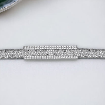 Silver Mesh Bracelet