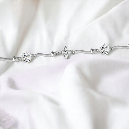 Motif Bracelet In Silver