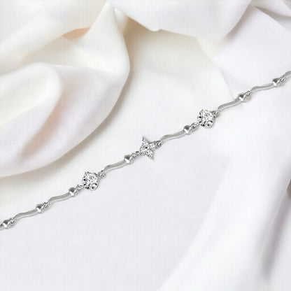 Motif Bracelet In Silver