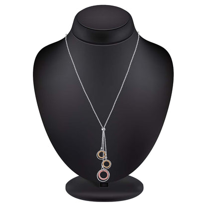 Round Layered Chain Pendant