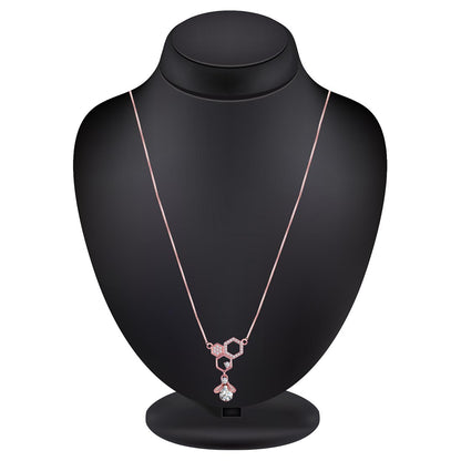 Rosegold Bee Hanging Hive Chain Pendant For Women & Girls