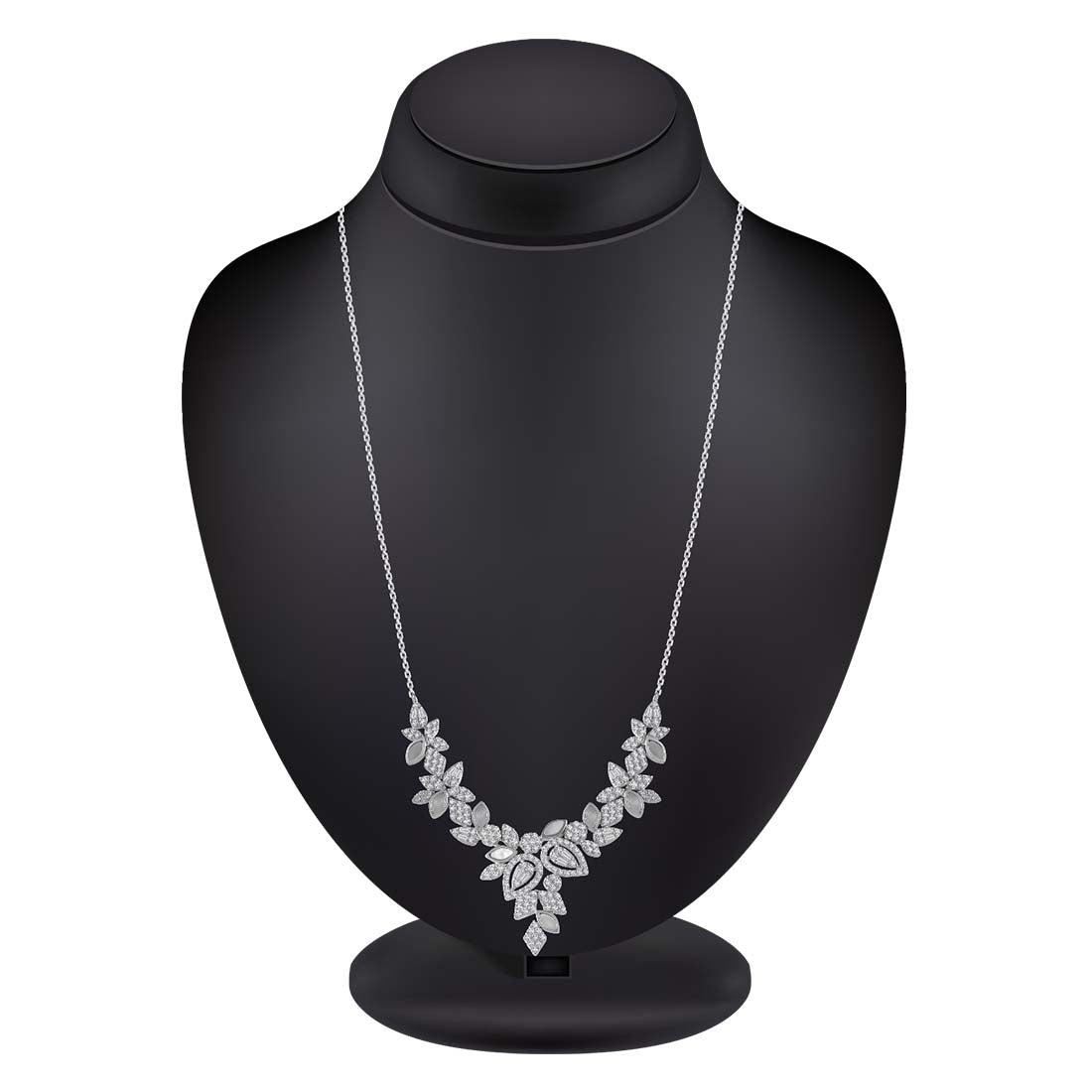 Tear drop stone studded Necklace Set With Earring, Ring & Bracelet  for Woman and Girls