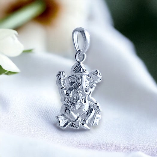 Ganesh Silver Pendant