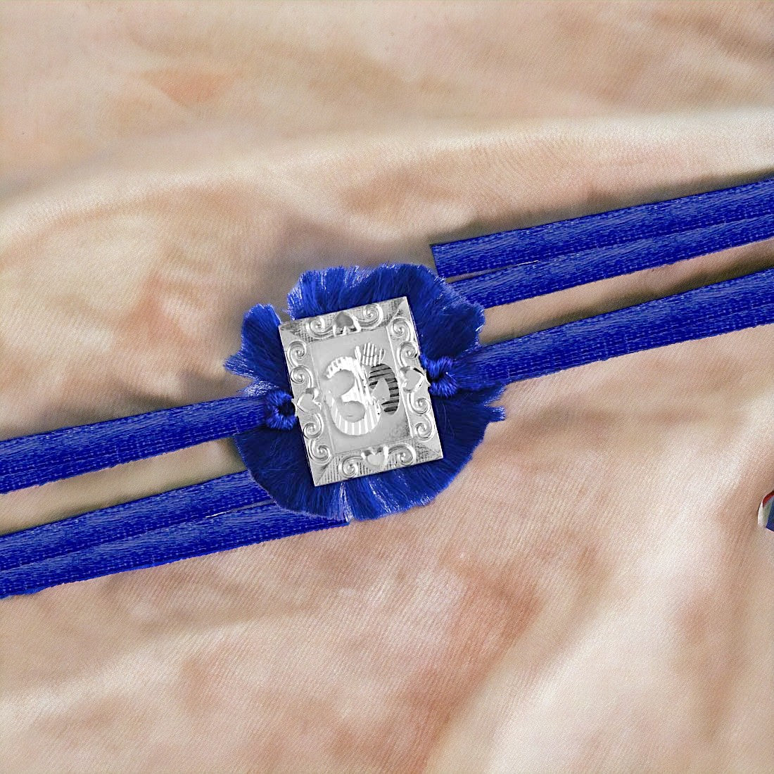 Om Rakhi In Blue