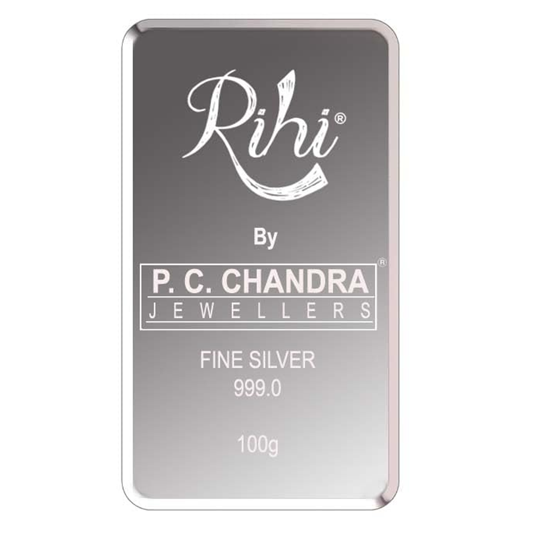 Silver Bar Coin 100 Gram (999 Purity)