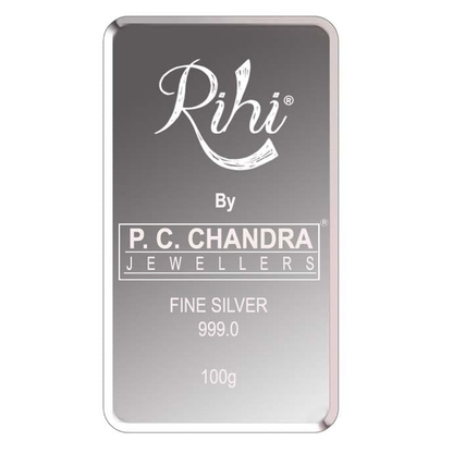 Silver Bar cum Coin 100 Gram (999 Purity)