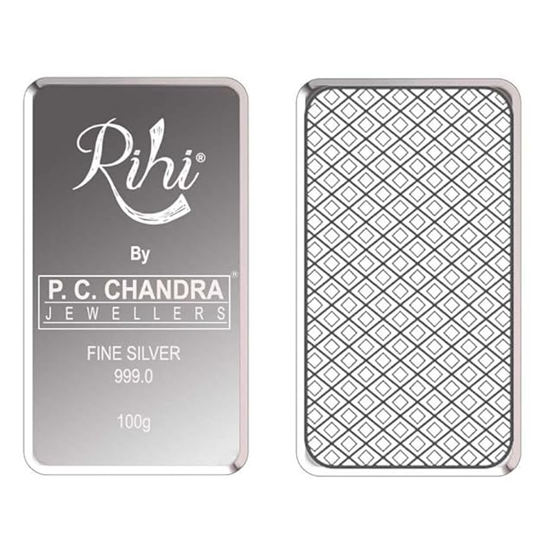 Silver Bar Coin 100 Gram (999 Purity)