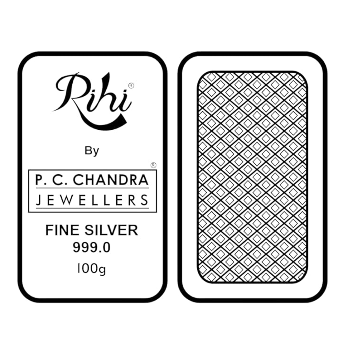 Silver Bar cum Coin 100 Gram (999 Purity)