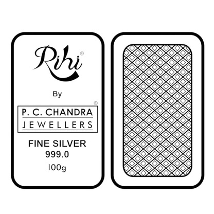 Silver Bar cum Coin 100 Gram (999 Purity)