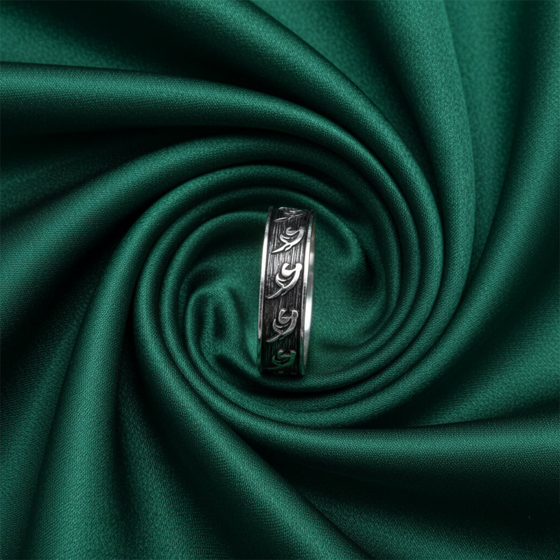 Sterling Silver EterKnight Tribal Oxidised Ring for Men